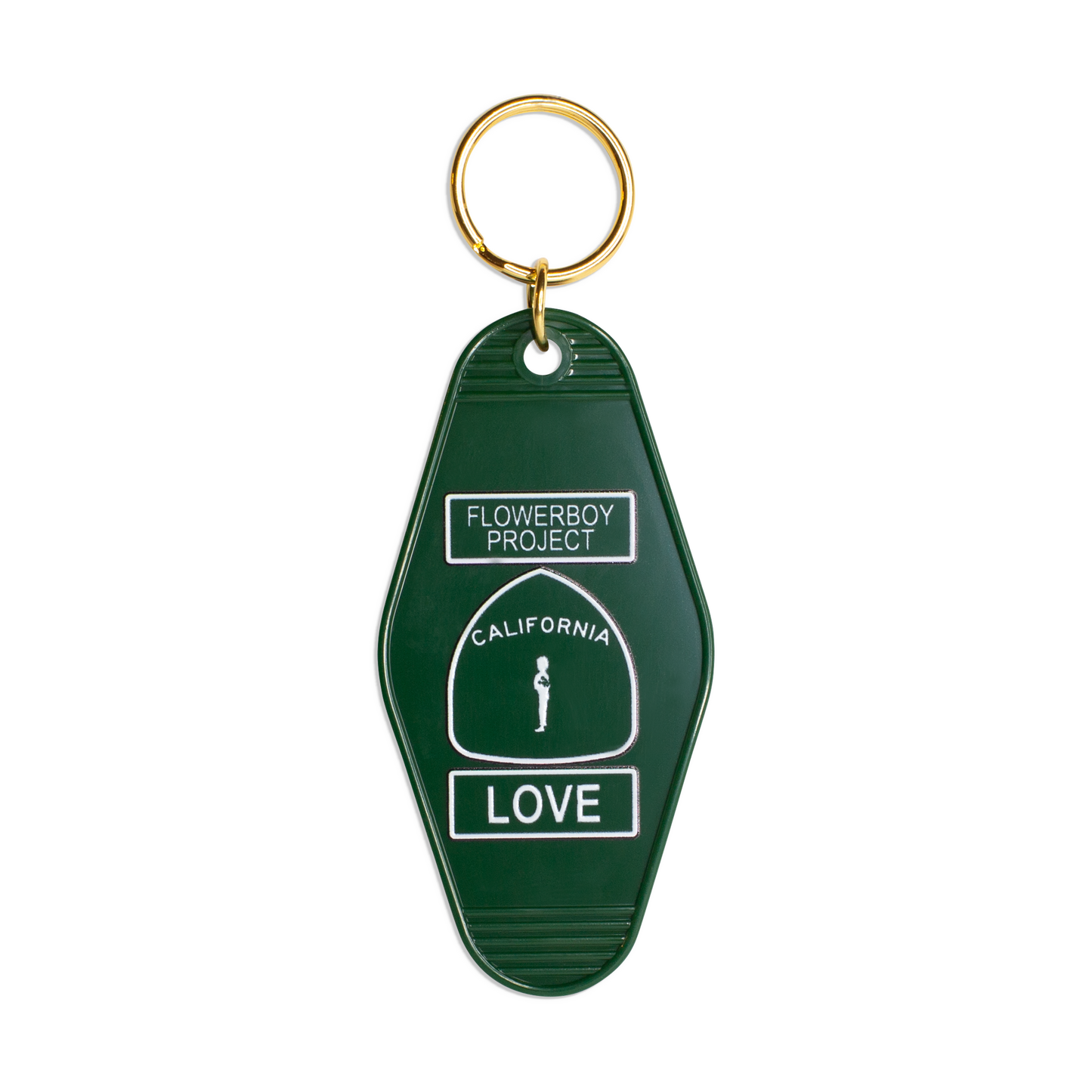 Flowerboy Project Pacific Coast Highway Hotel Key Chain | Green 