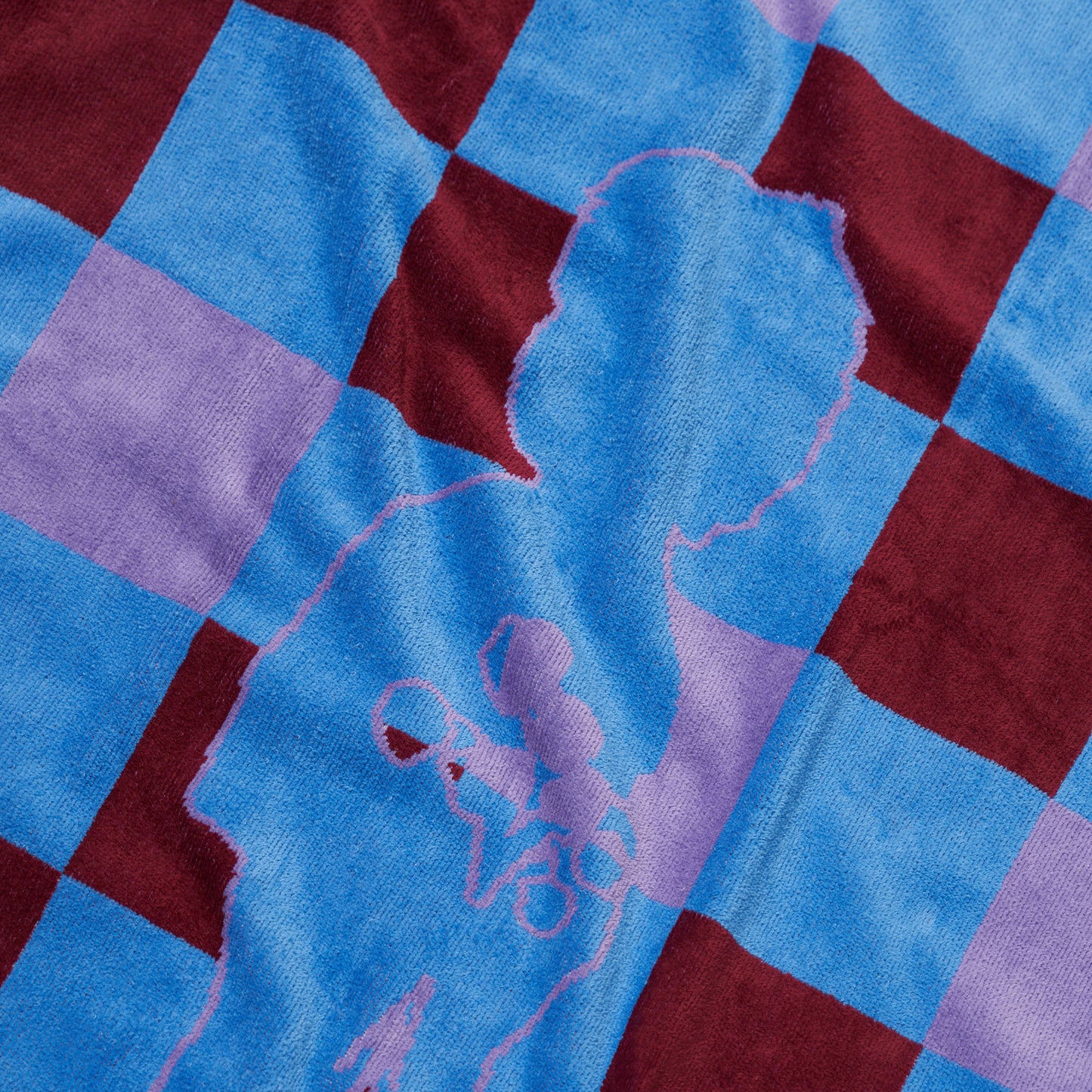 Flowerboy Project Beach Towel | Purple & Blue