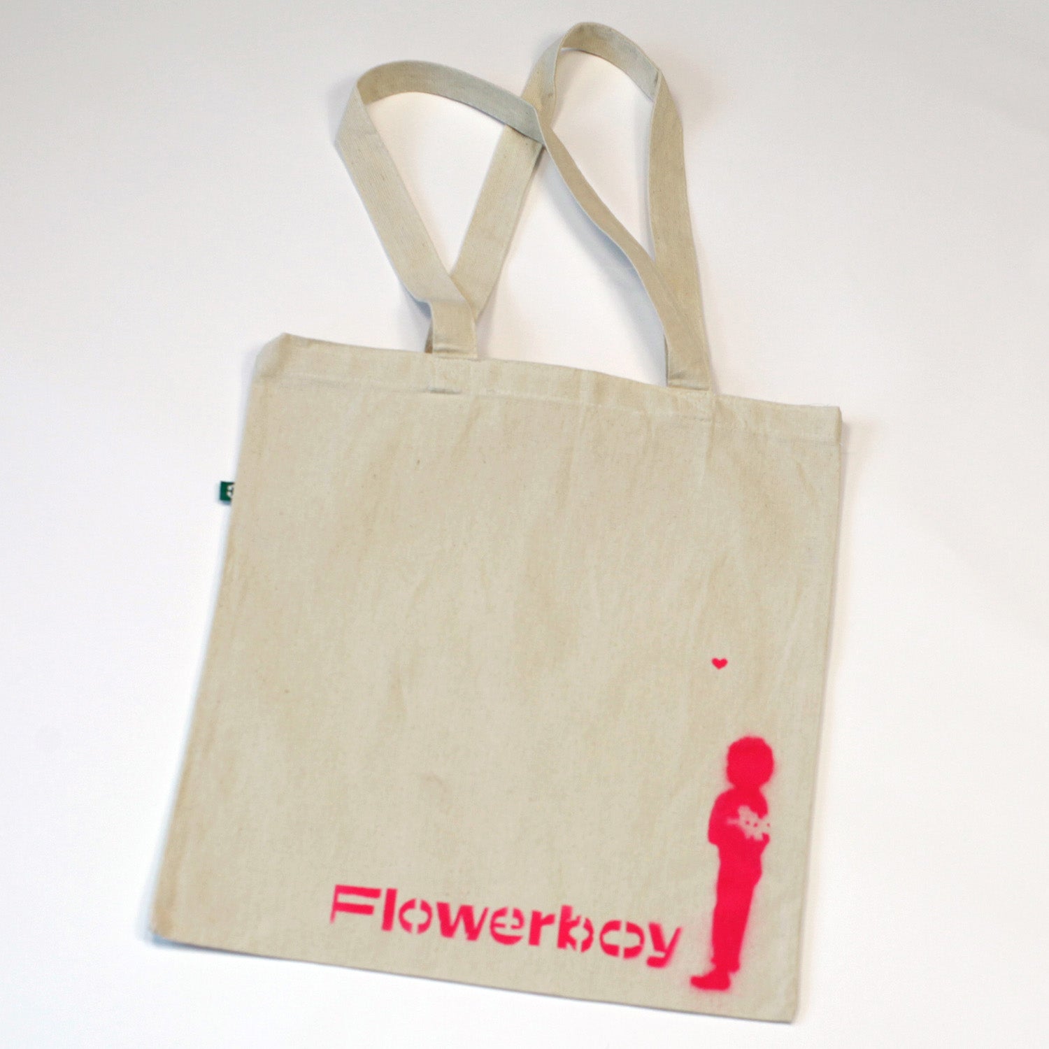 Flowerboy Project Canvas Tote Bag | Spray Paint Pink