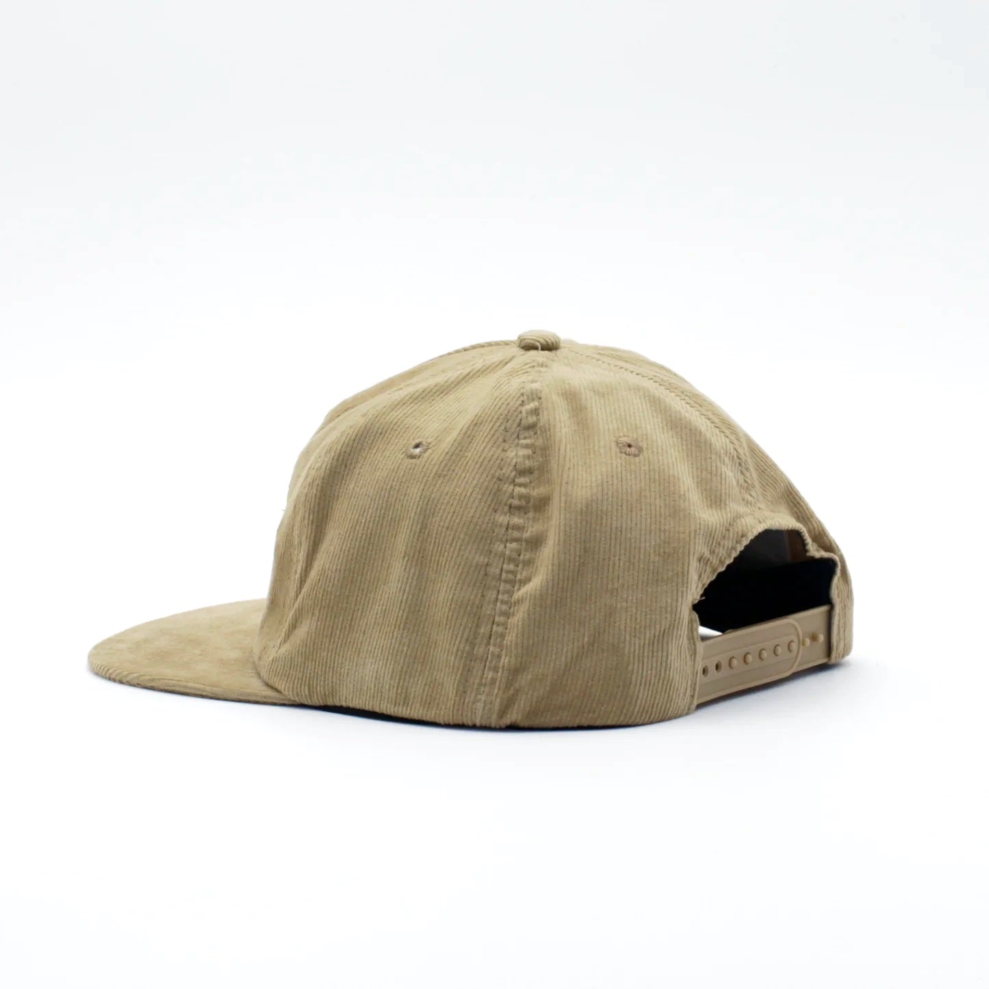 Flowerboy Project Embroidered Corduroy Snapback Cap | Tan & Gold