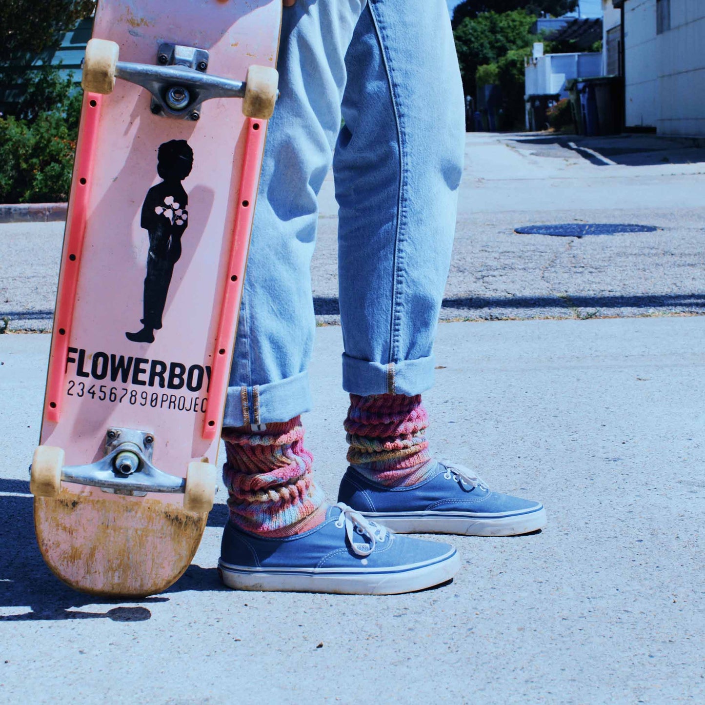 Flowerboy Project Tie Dye Pair of Socks | Pink