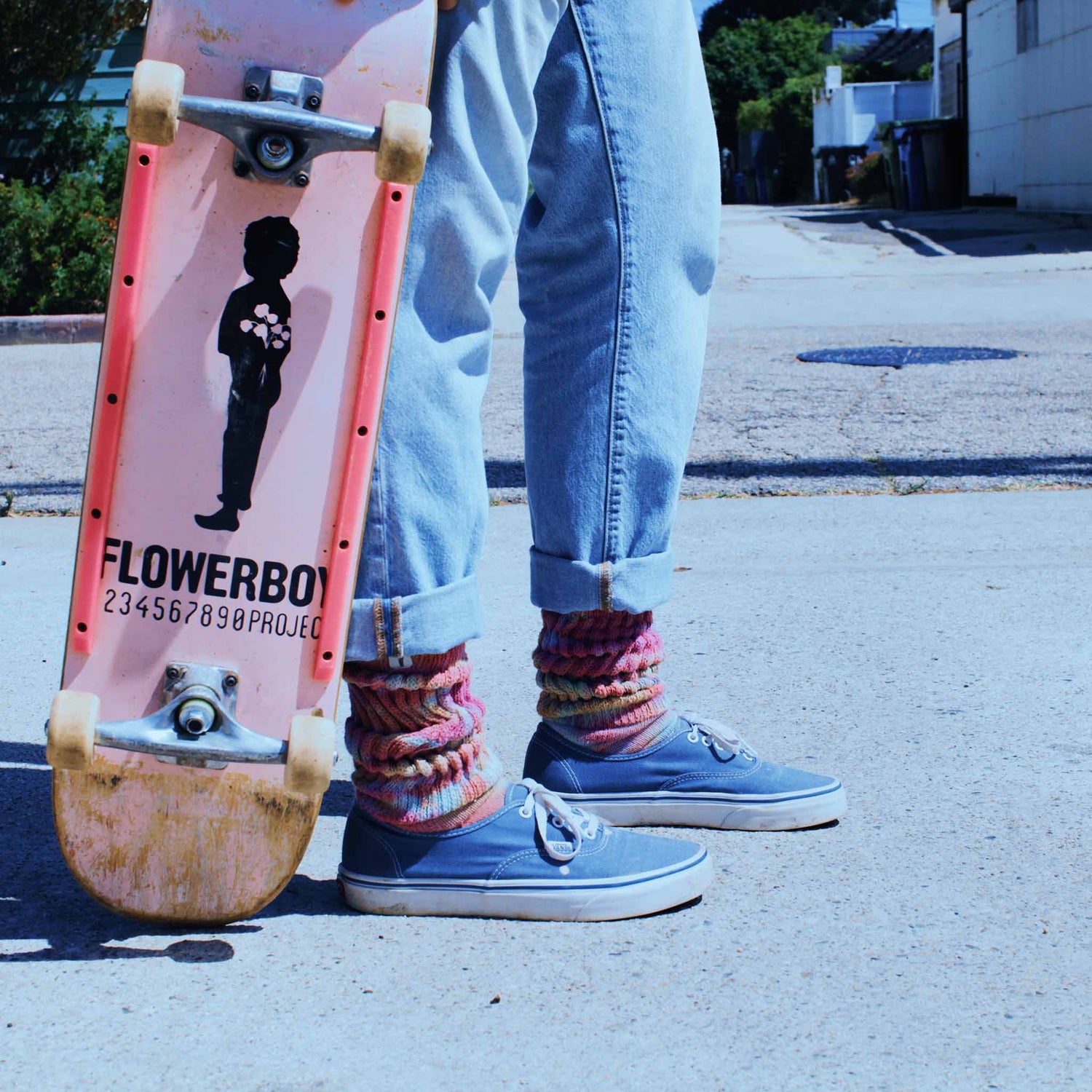 Flowerboy Project Tie Dye Pair of Socks | Pink