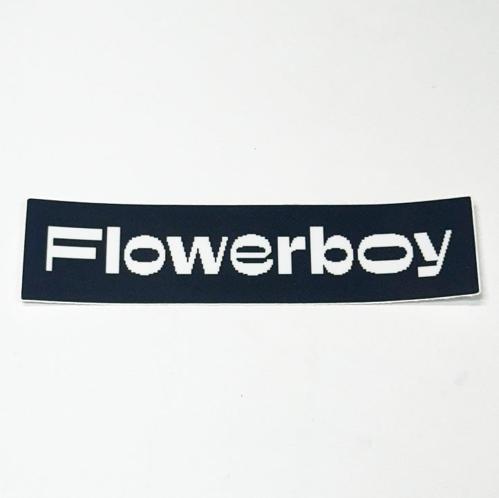 Flowerboy Project Sticker | Flowerboy Logo Black