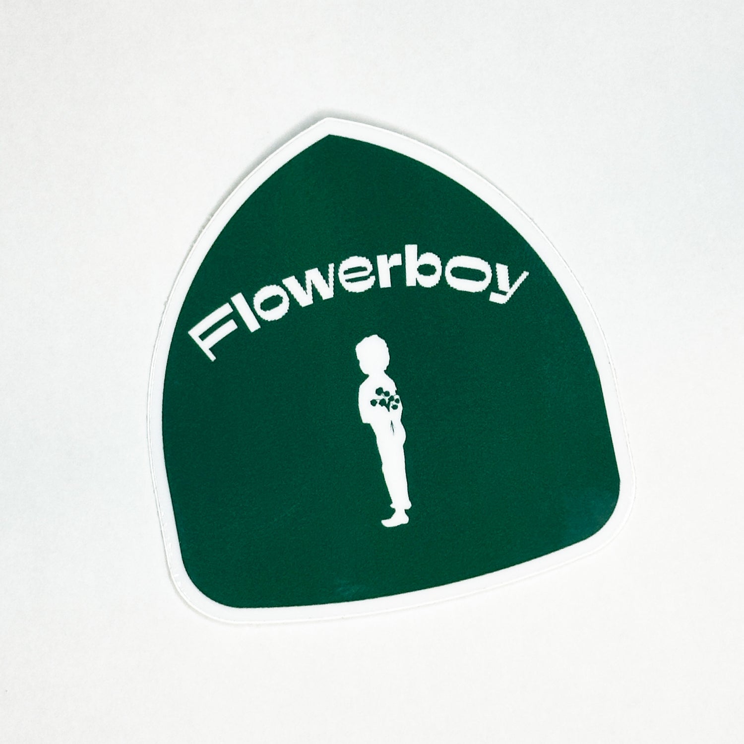 Flowerboy Project Sticker | Flowerboy Highway Sign in Green
