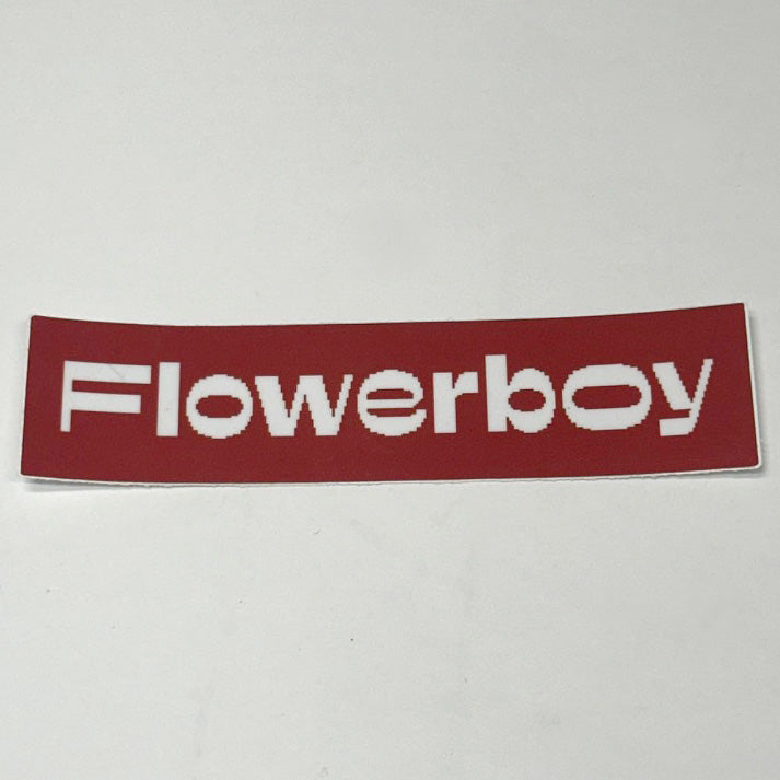Flowerboy Project Sticker | Flowerboy Logo Red