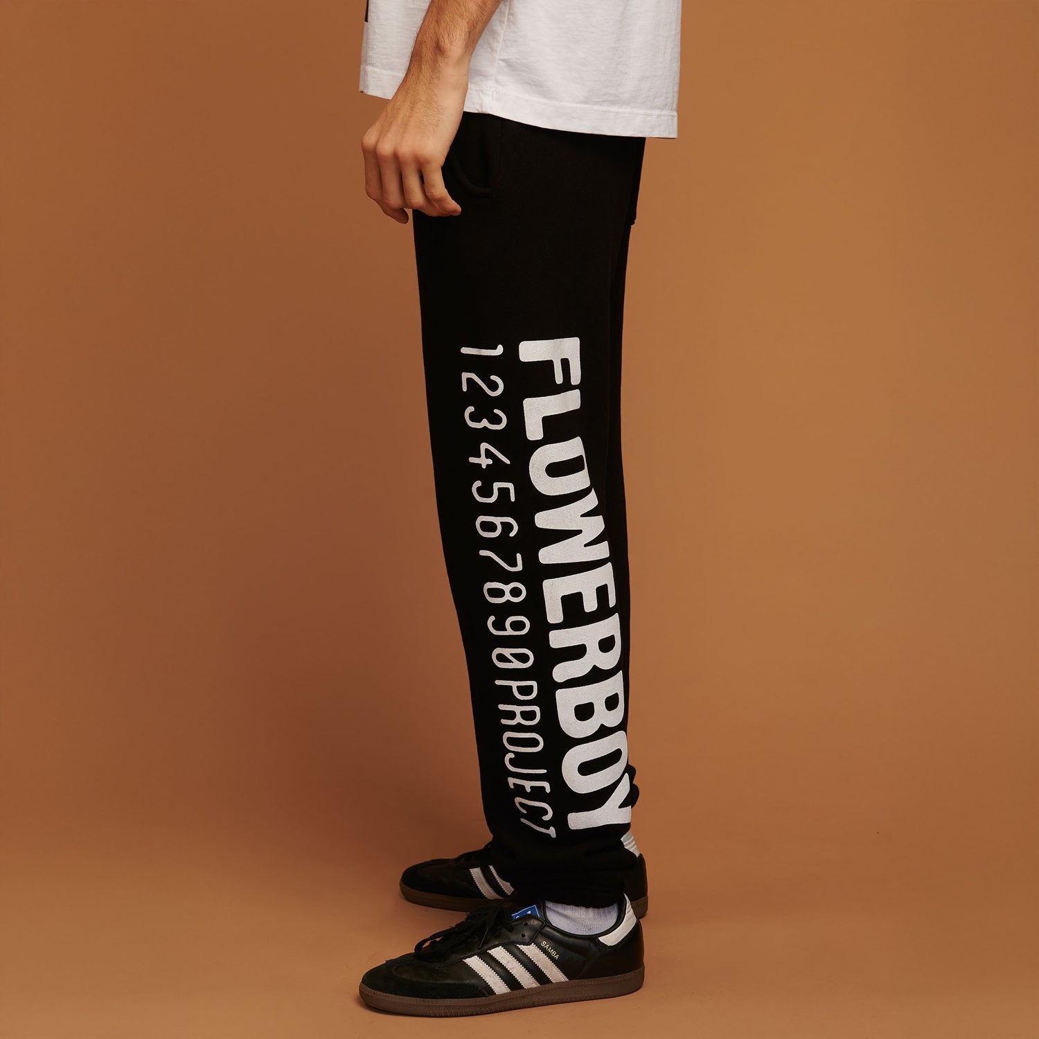 Flowerboy Project Ten Stems Collection Written Logo Jogger | Black
