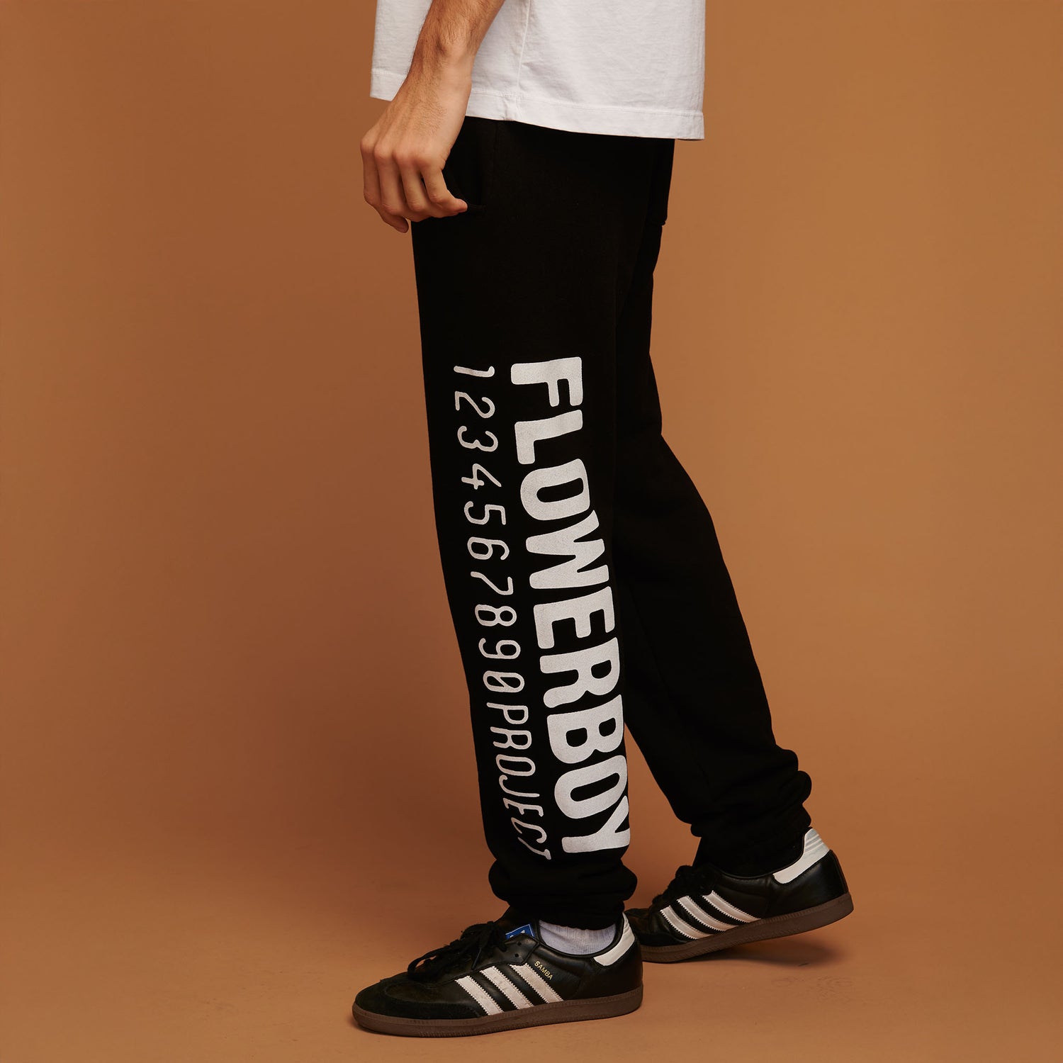 Flowerboy Project Ten Stems Collection Written Logo Jogger | Black