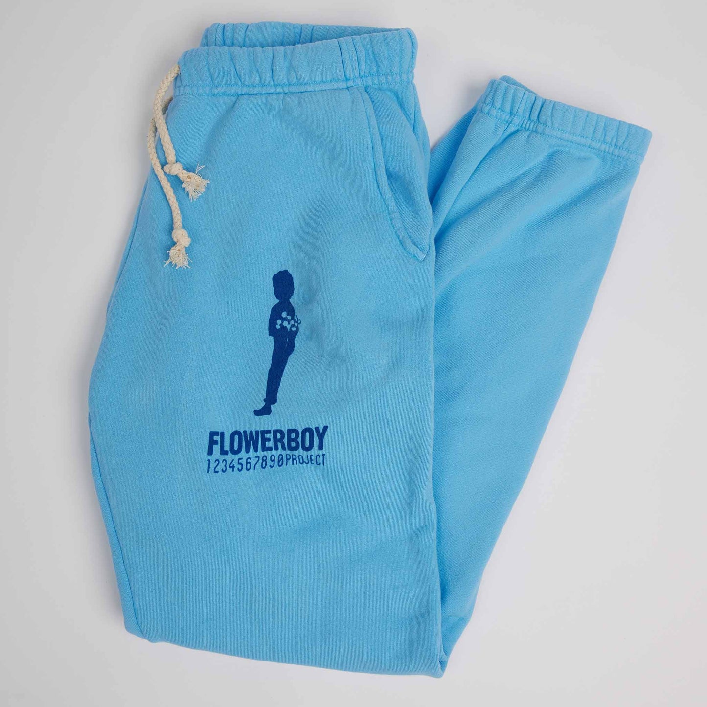 Flowerboy Project Ten Stems Collection Classic Logo Jogger | Light Blue