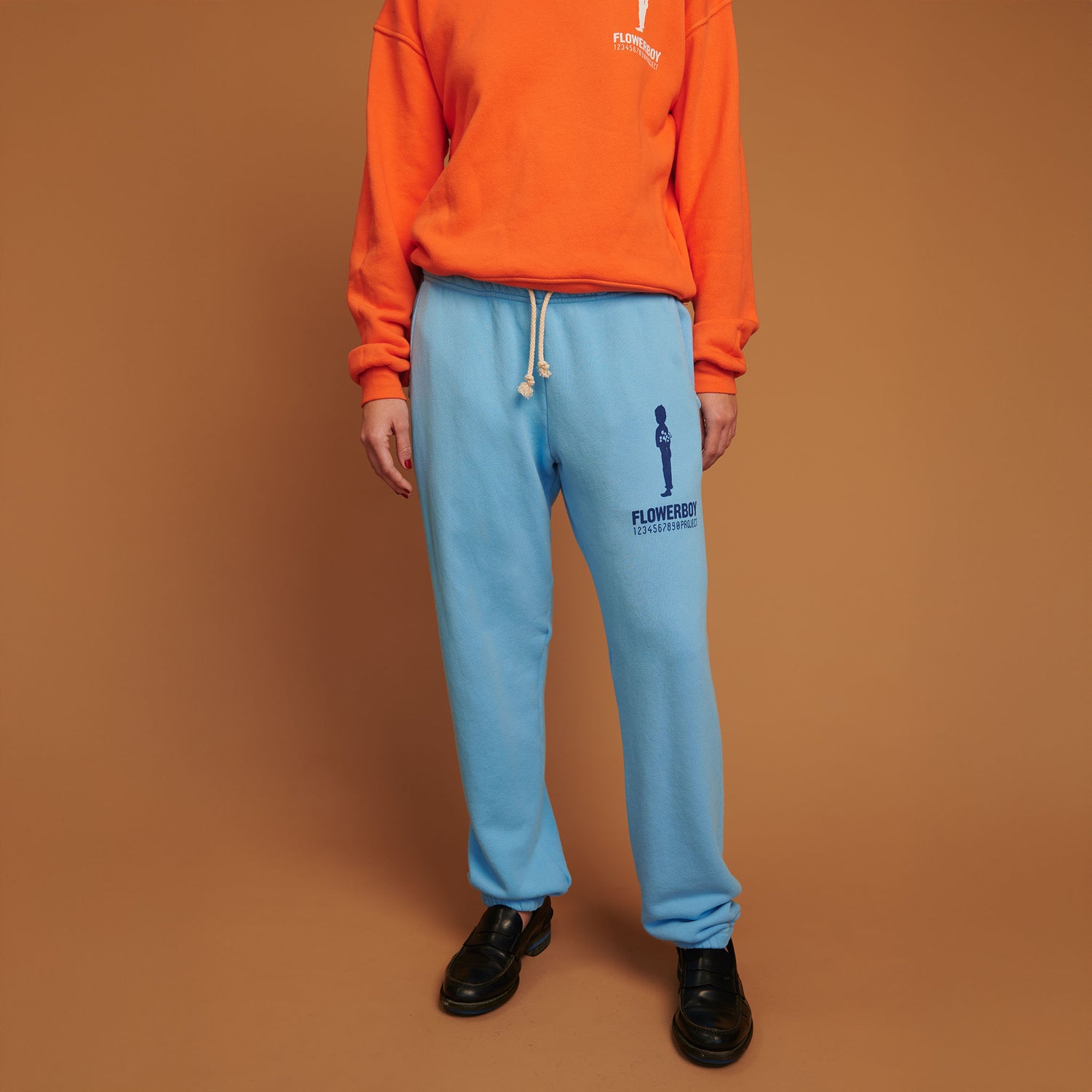 Flowerboy Project Ten Stems Collection Classic Logo Jogger | Light Blue