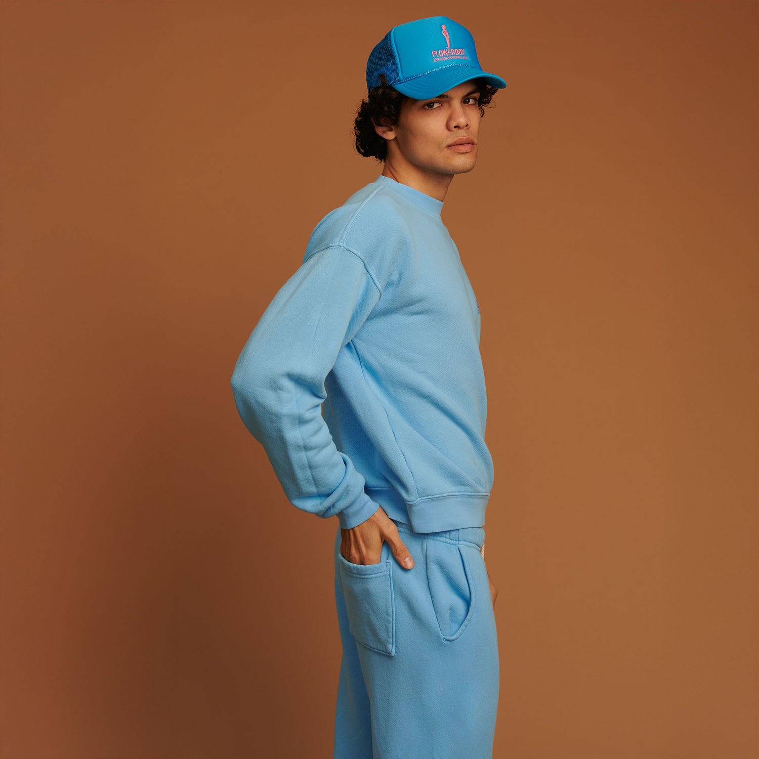 Flowerboy Project Ten Stems Collection Crew | Light Blue