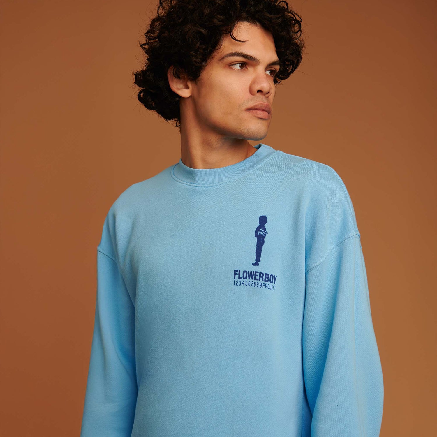 Flowerboy Project Ten Stems Collection Crew | Light Blue