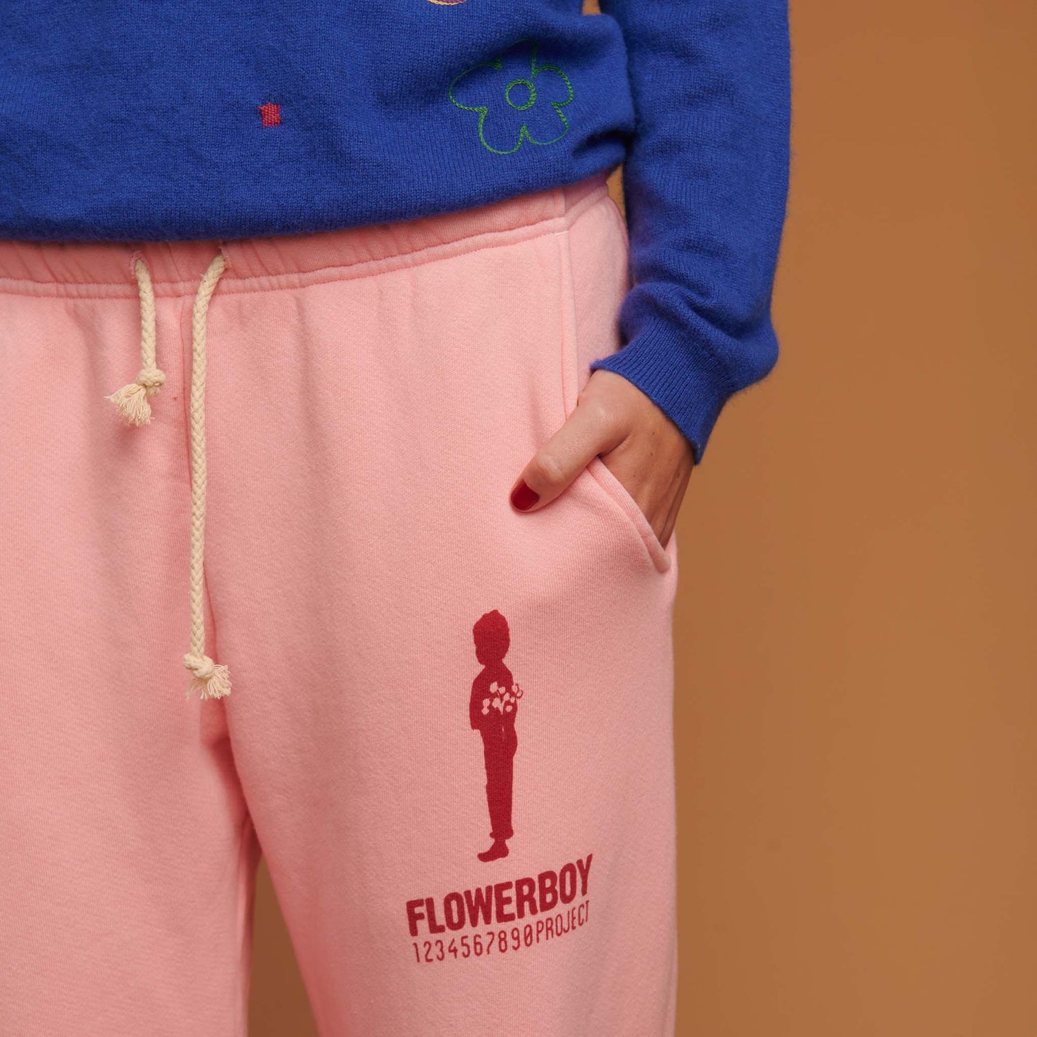 Flowerboy Project Ten Stems Collection Classic Logo Jogger | Pink