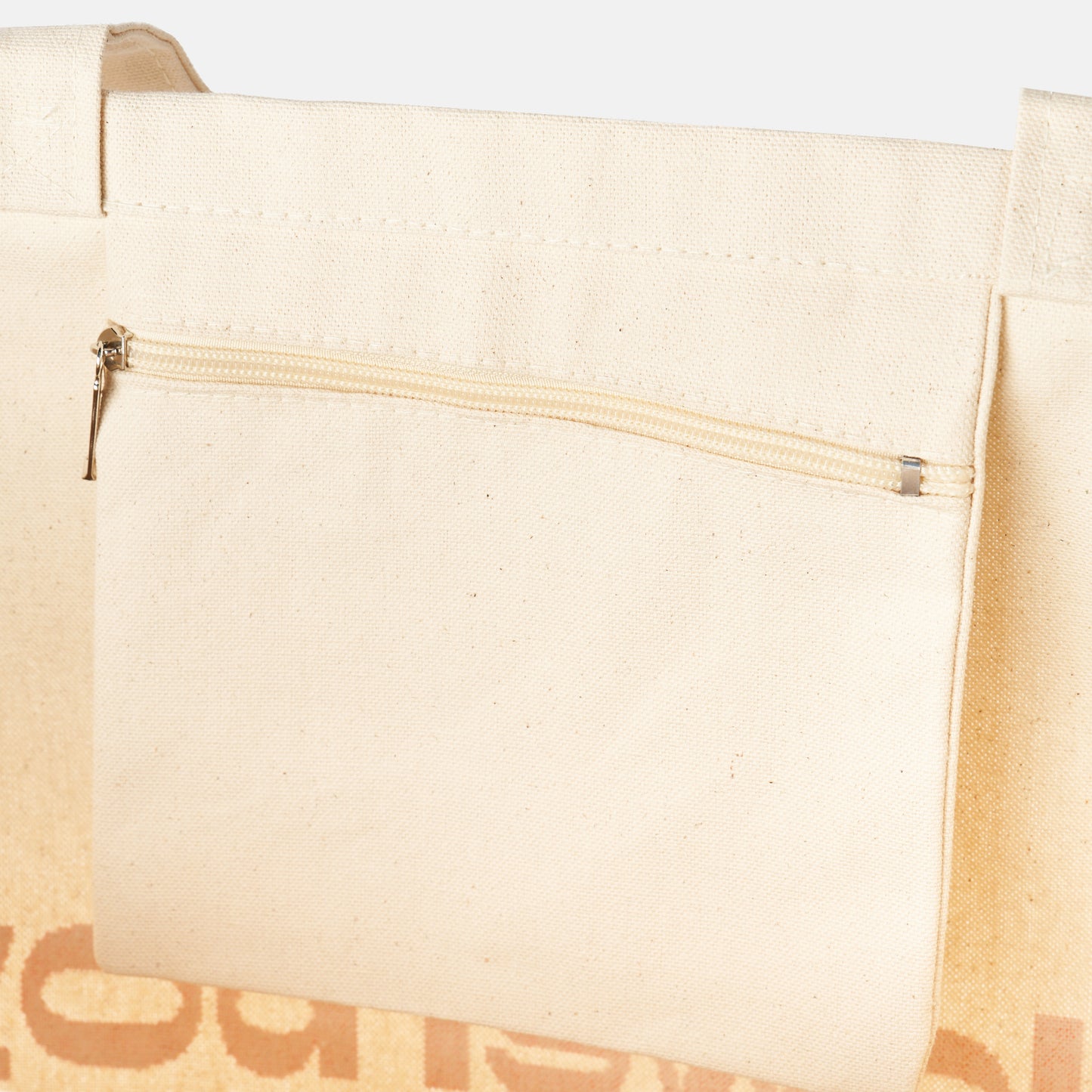 Flowerboy Project Canvas Tote Bag | Orange Poppy - Detail