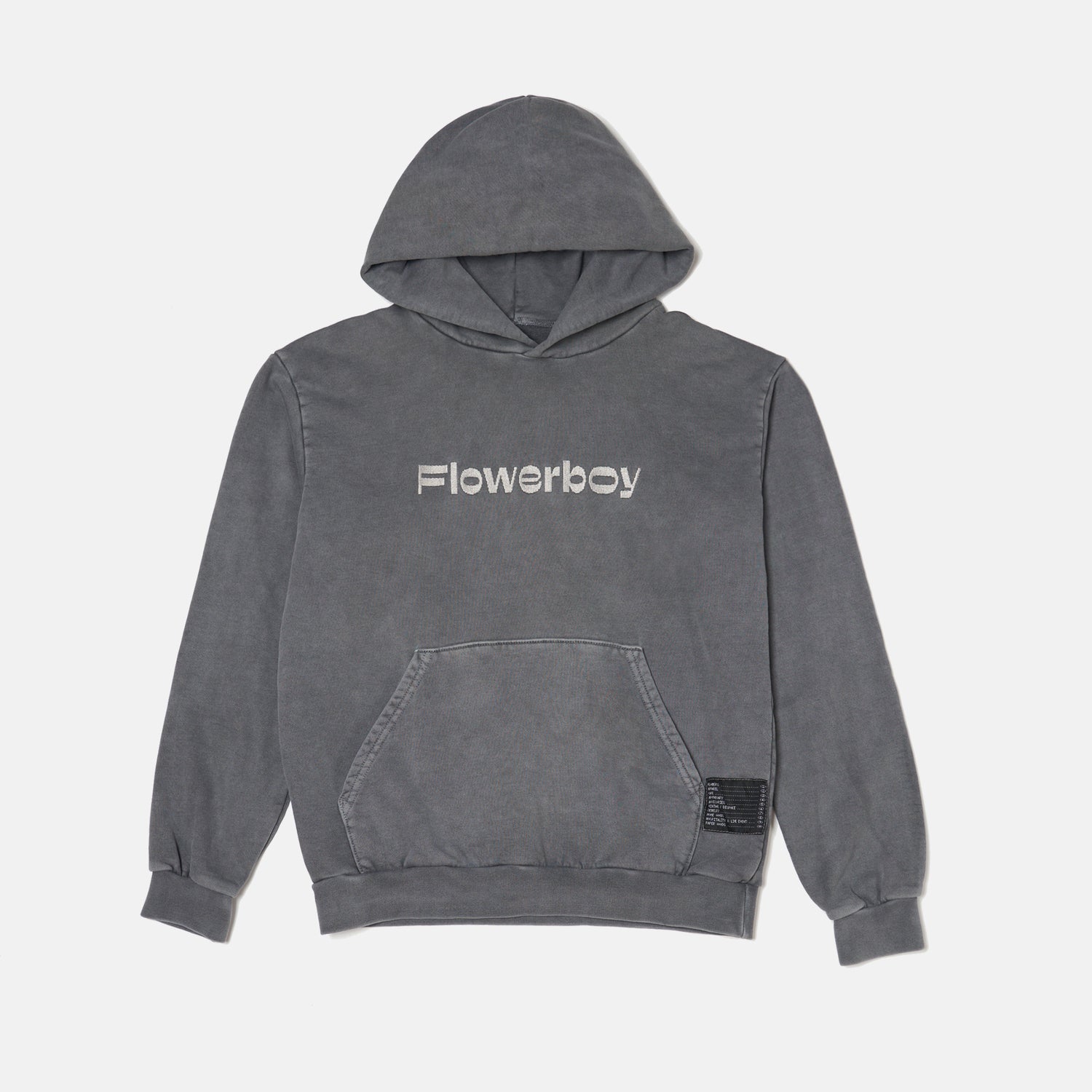 Flowerboy Project Premium Heavyweight Hoodie | Gray - Front