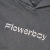 Flowerboy Project Premium Heavyweight Hoodie | Gray - Front Detail